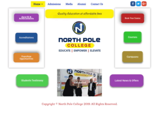 northpolecollege.com screenshot