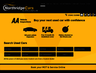 northridgecars.com screenshot