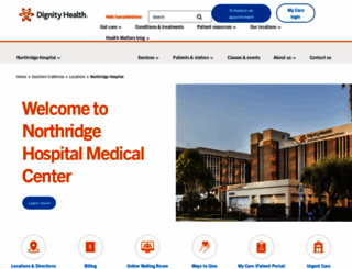 northridgehospital.org screenshot