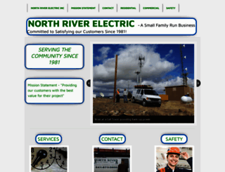 northriverelectricinc.com screenshot