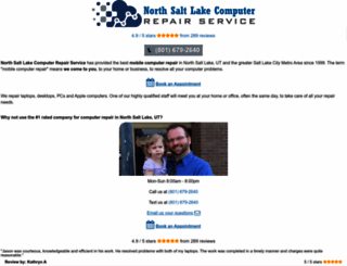 northsaltlakecomputerrepair.com screenshot