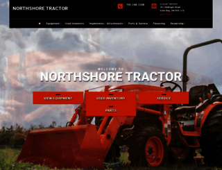 northshore-tractor.ca screenshot