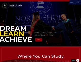 northshore.edu screenshot