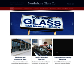 northshoreglasstx.com screenshot