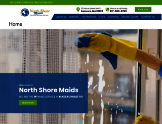 northshoremaids.com screenshot