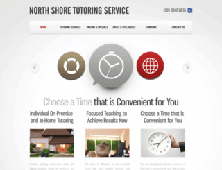 northshoretutoringservice.com.au screenshot