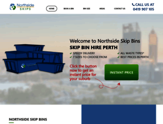 northsideskipbins.com.au screenshot