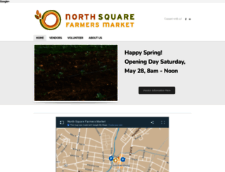 northsquarefarmersmarket.com screenshot