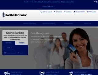 northstarbank.com screenshot