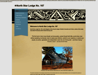 northstarlodge167.org screenshot