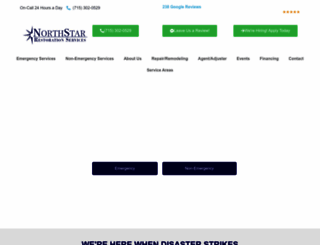 northstarrestorationservices.com screenshot