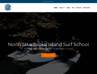 northstradbrokeislandsurfschool.com.au screenshot
