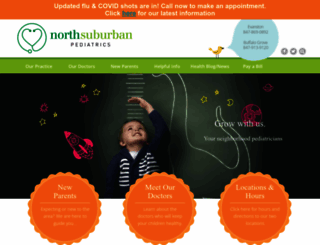 northsuburbanpediatrics.com screenshot