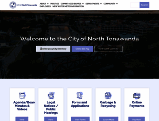 northtonawanda.org screenshot