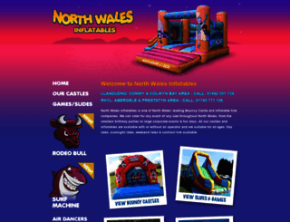 northwalesinflatables.com screenshot