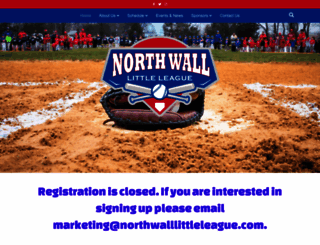 northwalllittleleague.com screenshot
