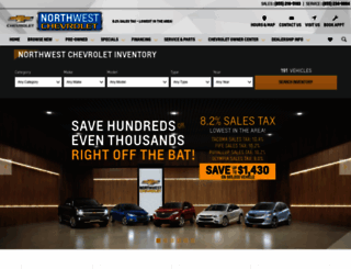northwestchevrolet.com screenshot