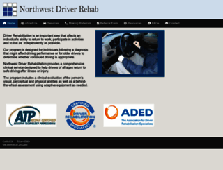 northwestdriverrehab.com screenshot