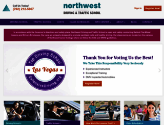 northwestdrivingschool.com screenshot