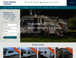 northwesterncaravans.co.uk screenshot