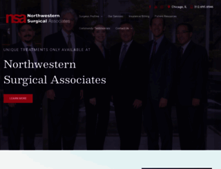 northwesternsurgicalassociates.com screenshot