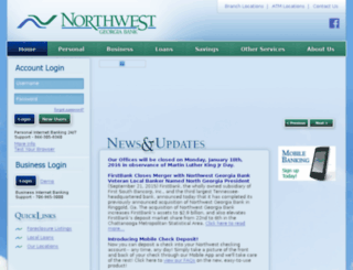 northwestgabankonline.com screenshot