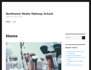 northwestmediamakeupschool.com screenshot