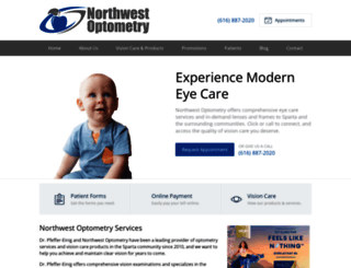 northwestoptometry.com screenshot