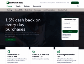 northwestsavingsbank.com screenshot