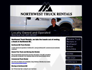 northwesttruckrentals.com screenshot