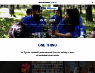 northwestunitedway.org screenshot
