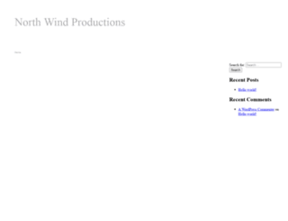 northwindproductions.com screenshot