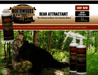 northwoodsbearproducts.net screenshot