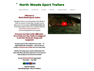northwoodssporttrailers.com screenshot
