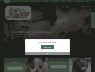 northwoodveterinary.com screenshot