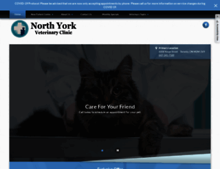 northyorkveterinaryclinic.com screenshot