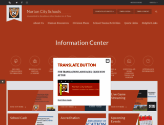 nortoncityschools.org screenshot