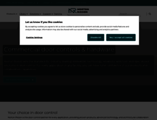 nortondoorcontrols.com screenshot