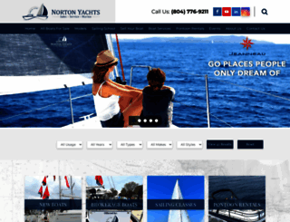 nortonyachts.com screenshot
