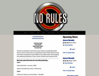 norulesrocks.com screenshot
