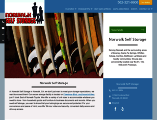 norwalkstorage.com screenshot