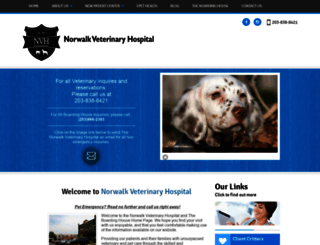 norwalkvethospital-theboardinghouse.com screenshot