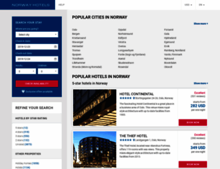 norway-hotel.com screenshot
