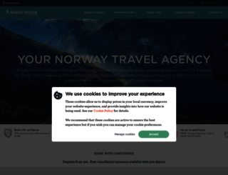 norway.nordicvisitor.com screenshot