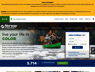 norwaysavingsbank.com screenshot