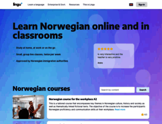 norwegiancourse.no screenshot