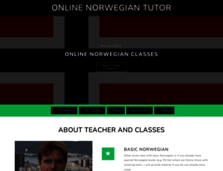norwegianlearning.com screenshot