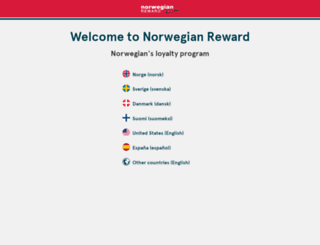 norwegianreward.com screenshot