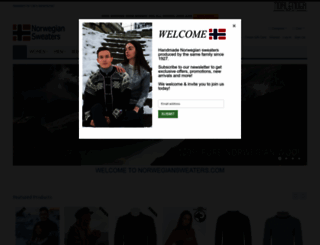 norwegiansweaters.com screenshot