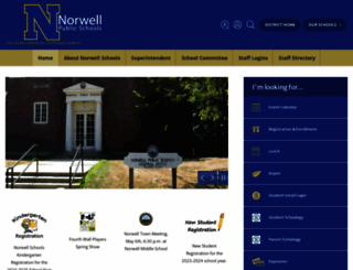 norwellschools.org screenshot